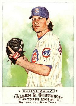 #331 Jeff Samardzija - Chicago Cubs - 2009 Topps Allen & Ginter Baseball