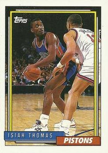 #331 Isiah Thomas - Detroit Pistons - 1992-93 Topps Basketball