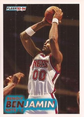 #331 Benoit Benjamin - New Jersey Nets - 1993-94 Fleer Basketball