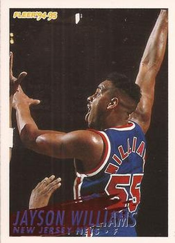 #332 Jayson Williams - New Jersey Nets - 1994-95 Fleer Basketball