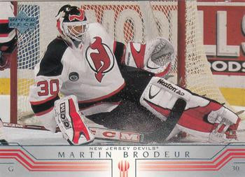 #332 Martin Brodeur - New Jersey Devils - 2001-02 Upper Deck Hockey
