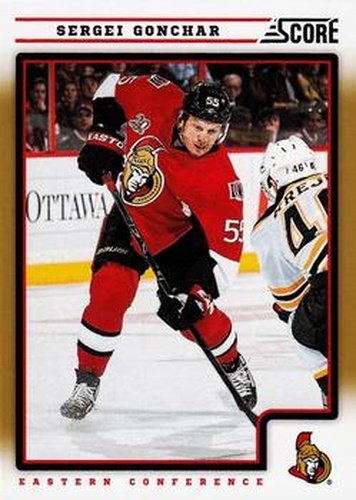 #333 Sergei Gonchar - Ottawa Senators - 2012-13 Score - Gold Rush Hockey