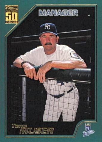 #333 Tony Muser - Kansas City Royals - 2001 Topps Baseball