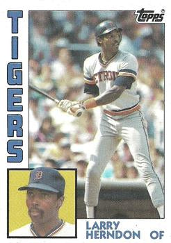 #333 Larry Herndon - Detroit Tigers - 1984 Topps Baseball