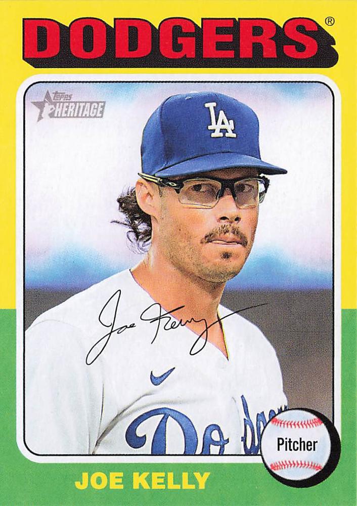 #333 Joe Kelly - Los Angeles Dodgers - 2024 Topps Heritage Baseball