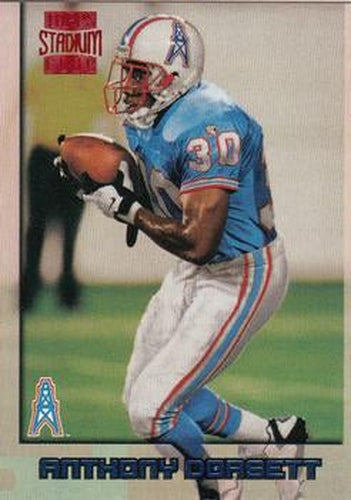 #333 Anthony Dorsett - Houston Oilers - 1996 Stadium Club Football
