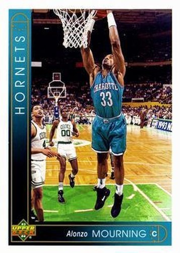 #333 Alonzo Mourning - Charlotte Hornets - 1993-94 Upper Deck Basketball