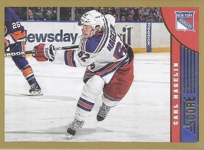 #333 Carl Hagelin - New York Rangers - 2013-14 Score - Gold Hockey