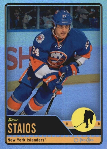 #333 Steve Staios - New York Islanders - 2012-13 O-Pee-Chee - Rainbow Hockey