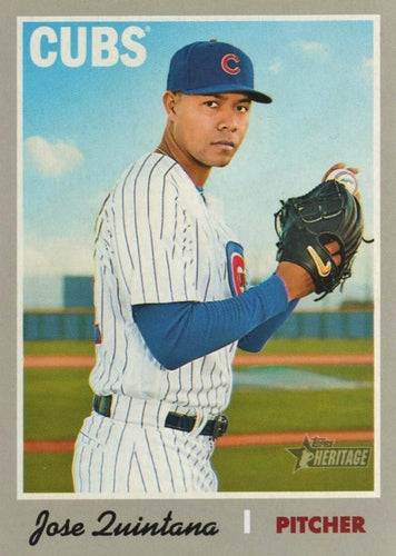 #334 Jose Quintana - Chicago Cubs - 2019 Topps Heritage Baseball