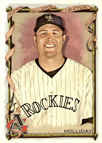 #334 Matt Holliday - Colorado Rockies - 2023 Topps Allen & Ginter Baseball