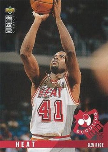 #334 Glen Rice - Miami Heat - 1995-96 Collector's Choice Basketball