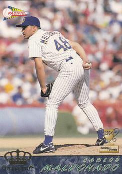 #334 Carlos Maldonado - Milwaukee Brewers - 1994 Pacific Baseball