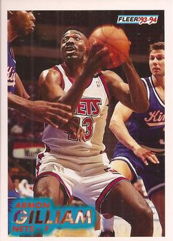 #334 Armon Gilliam - New Jersey Nets - 1993-94 Fleer Basketball