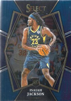 #150 Isaiah Jackson - Indiana Pacers - 2021-22 Panini Select - Blue Basketball