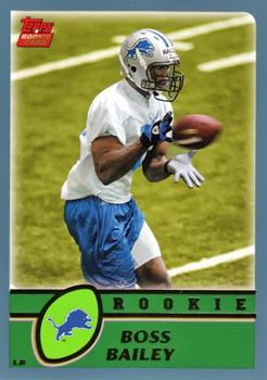 #335 Boss Bailey - Detroit Lions - 2003 Topps Football