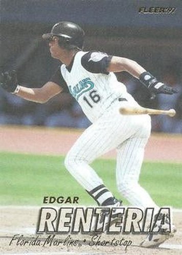 #335 Edgar Renteria - Florida Marlins - 1997 Fleer Baseball