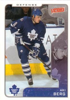 #335 Aki Berg - Toronto Maple Leafs - 2001-02 Upper Deck Victory Hockey