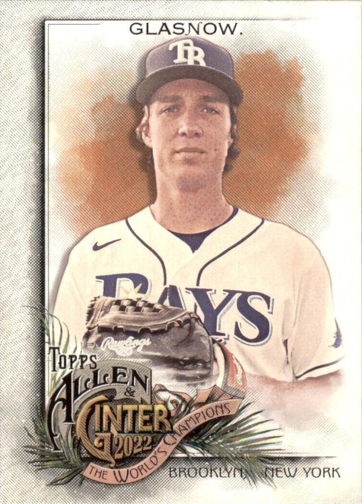 #335 Tyler Glasnow - Tampa Bay Rays - 2022 Topps Allen & Ginter Baseball