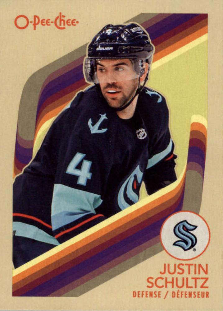 #335 Justin Schultz - Seattle Kraken - 2023-24 O-Pee-Chee - Retro Hockey
