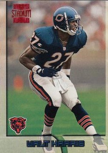 #335 Walt Harris - Chicago Bears - 1996 Stadium Club Football