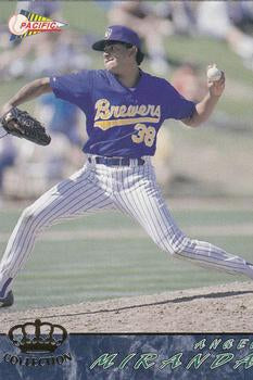 #335 Angel Miranda - Milwaukee Brewers - 1994 Pacific Baseball