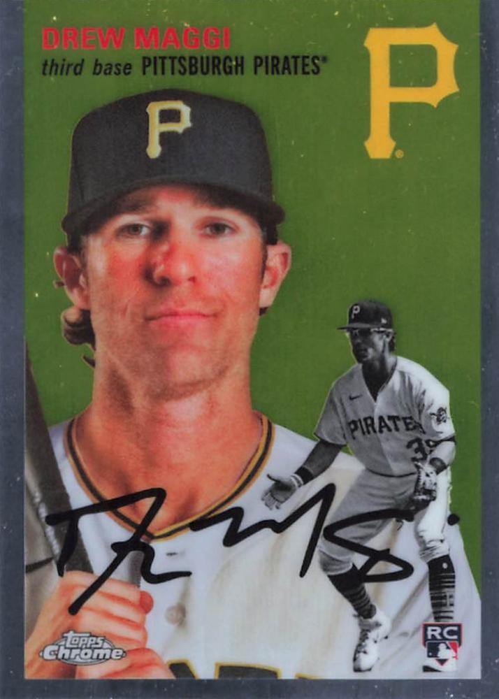#336 Drew Maggi - Pittsburgh Pirates - 2023 Topps Chrome Platinum Anniversary Baseball
