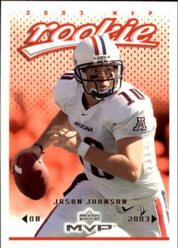 #336 Jason Johnson - Buffalo Bills - 2003 Upper Deck MVP Football