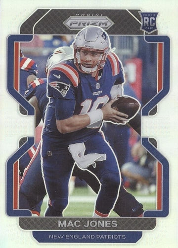 #336 Mac Jones - New England Patriots - 2021 Panini Prizm - Silver Football