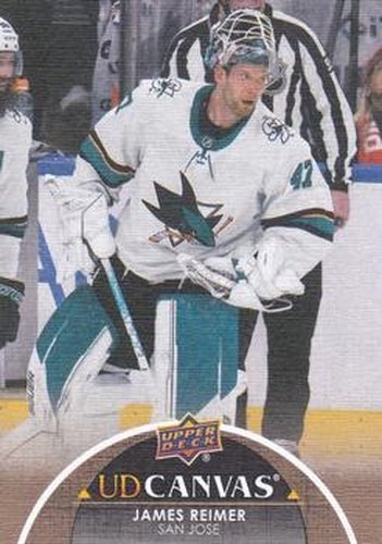 #C336 James Reimer - San Jose Sharks - 2021-22 Upper Deck - UD Canvas Hockey