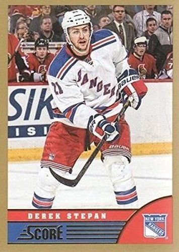 #336 Derek Stepan - New York Rangers - 2013-14 Score - Gold Hockey