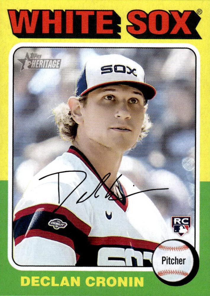 #337 Declan Cronin - Chicago White Sox - 2024 Topps Heritage Baseball