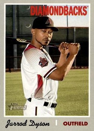 #338 Jarrod Dyson - Arizona Diamondbacks - 2019 Topps Heritage Baseball