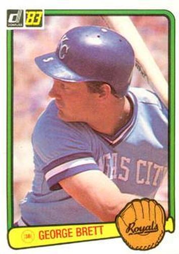 #338 George Brett - Kansas City Royals - 1983 Donruss Baseball
