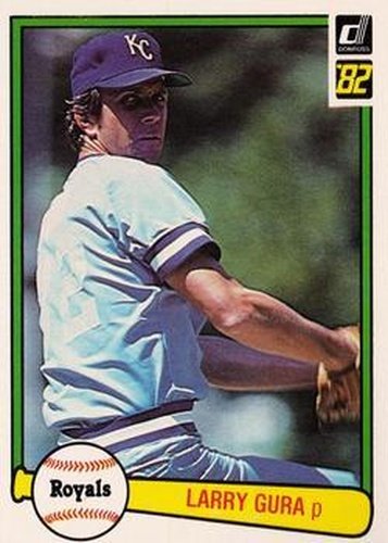 #338 Larry Gura - Kansas City Royals - 1982 Donruss Baseball