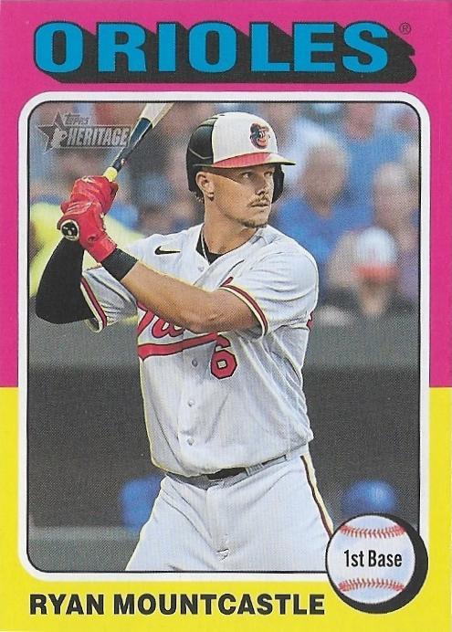 #338b Ryan Mountcastle - Baltimore Orioles - 2024 Topps Heritage Baseball