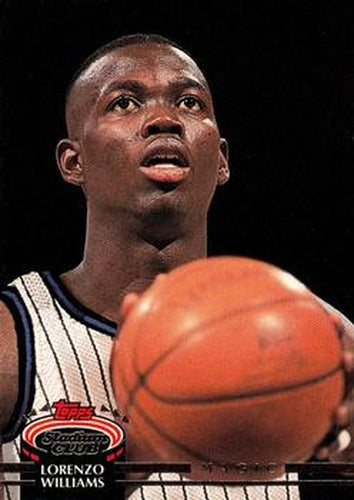 #339 Lorenzo Williams - Orlando Magic - 1992-93 Stadium Club Basketball