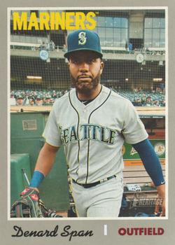#339 Denard Span - Seattle Mariners - 2019 Topps Heritage Baseball