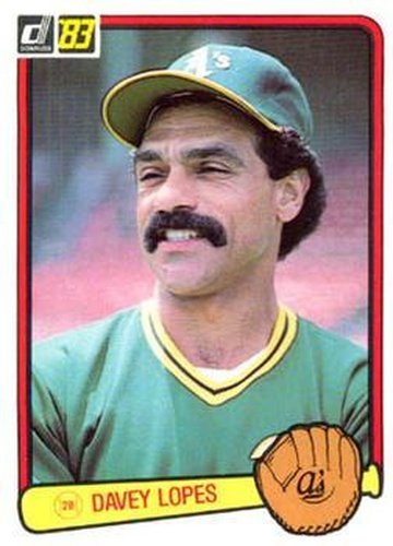 #339 Davey Lopes - Oakland Athletics - 1983 Donruss Baseball