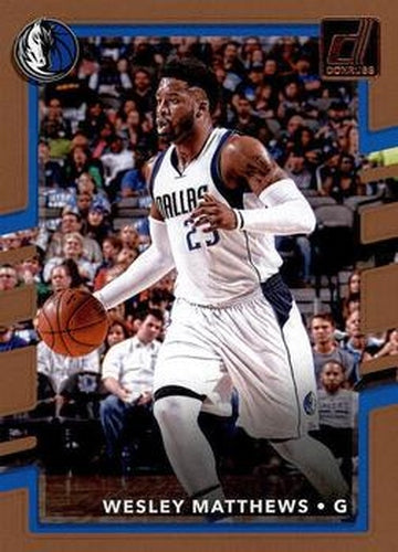 #33 Wesley Matthews - Dallas Mavericks - 2017-18 Donruss Basketball