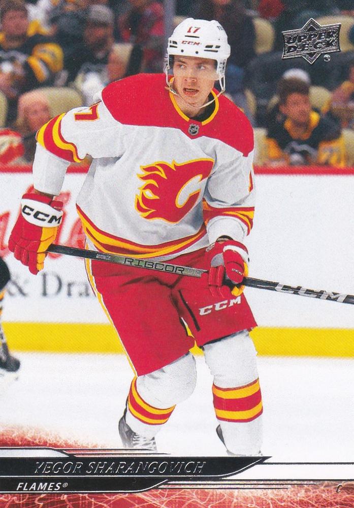 #33 Yegor Sharangovich - Calgary Flames - 2024-25 Upper Deck Hockey