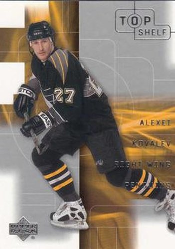 #33 Alex Kovalev - Pittsburgh Penguins - 2001-02 Upper Deck Top Shelf Hockey