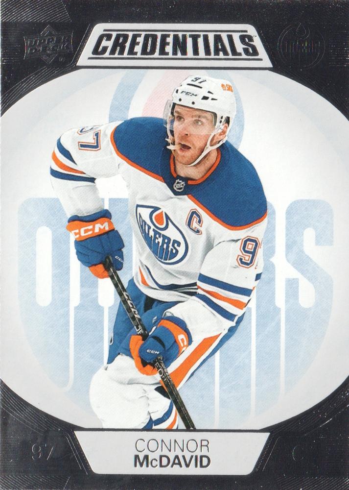 #33 Connor McDavid - Edmonton Oilers - 2022-23 Upper Deck Credentials Hockey