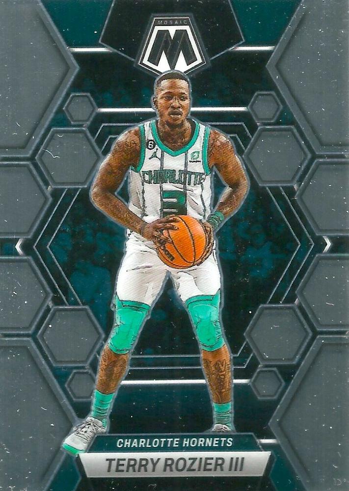 #33 Terry Rozier III - Charlotte Hornets - 2022-23 Panini Mosaic Basketball