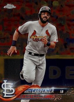 #33 Matt Carpenter - St. Louis Cardinals - 2018 Topps Chrome Baseball