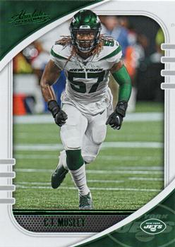 #33 C.J. Mosley - New York Jets - 2020 Panini Absolute - Green Football