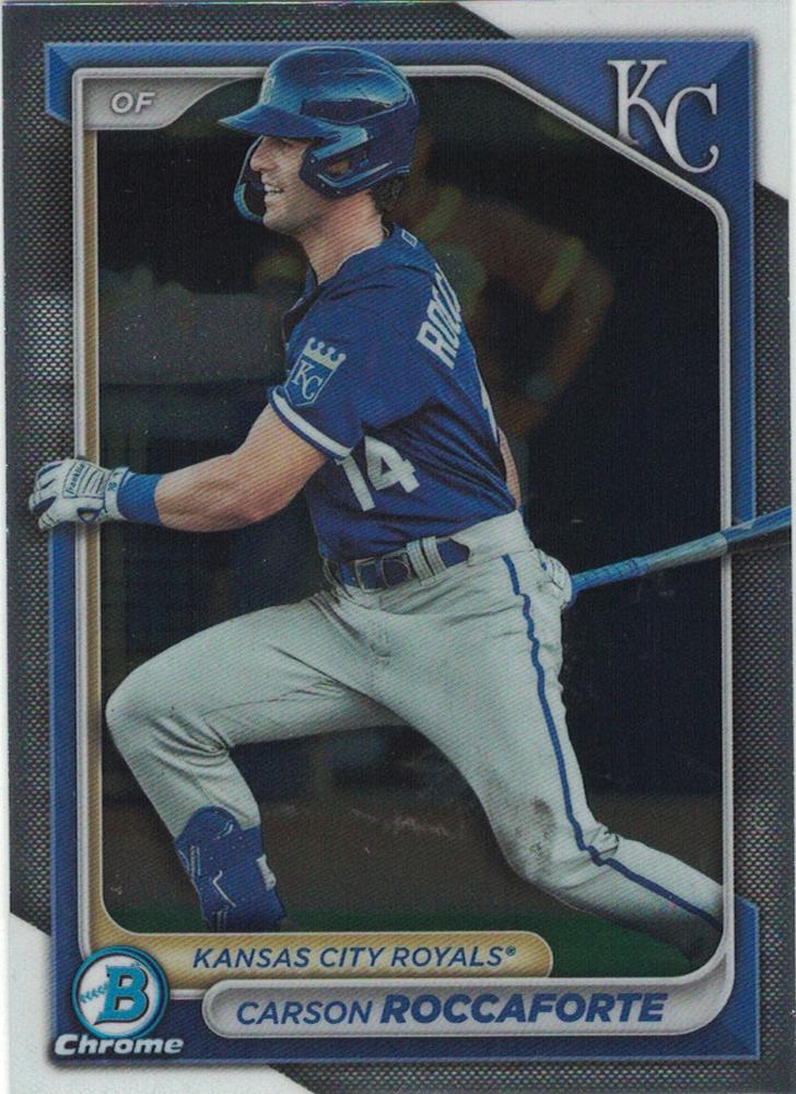 #BCP-33 Carson Roccaforte - Kansas City Royals - 2024 Bowman - Chrome Prospects Baseball