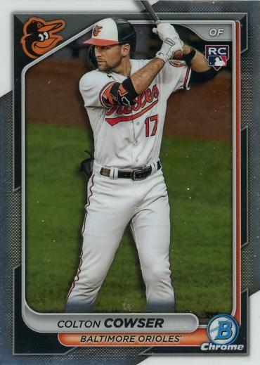 #33 Colton Cowser - Baltimore Orioles - 2024 Bowman Chrome Baseball