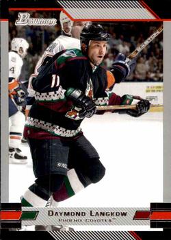 #33 Daymond Langkow - Phoenix Coyotes - 2003-04 Bowman Draft Picks and Prospects Hockey