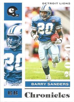 #33 Barry Sanders - Detroit Lions - 2020 Panini Chronicles Football